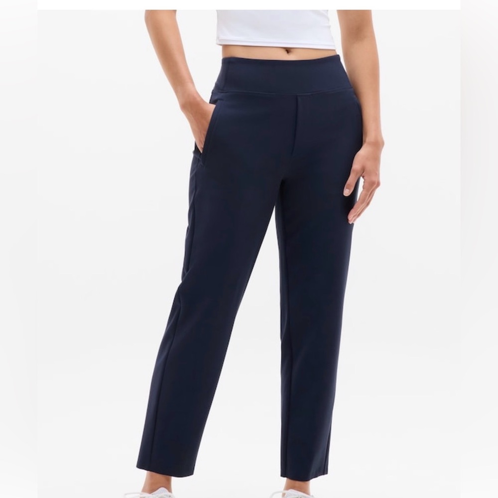 Athleta Endless High Rise Pants in Navy